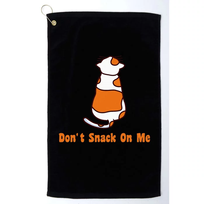 DonT Snack On Me Immigrants Not Eating Pets Cats Kamala 24 Platinum Collection Golf Towel