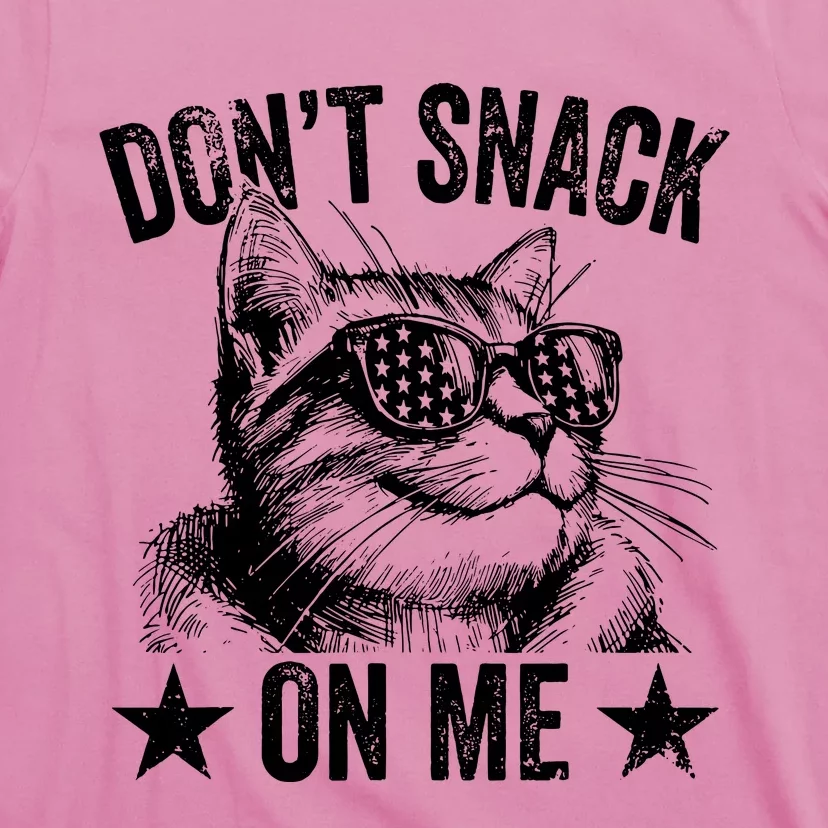 DonT Snack On Me Funny Cat T-Shirt