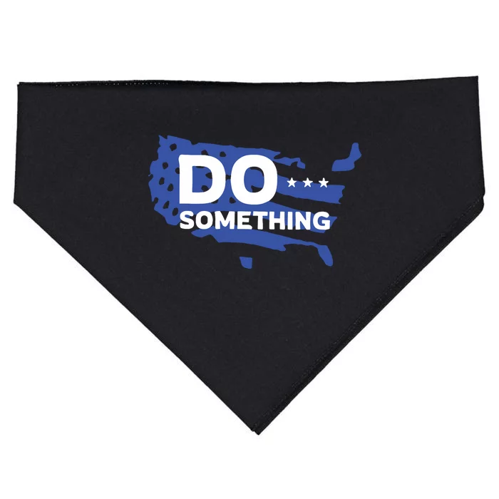 Do Something Obama Michelle Flag USA-Made Doggie Bandana