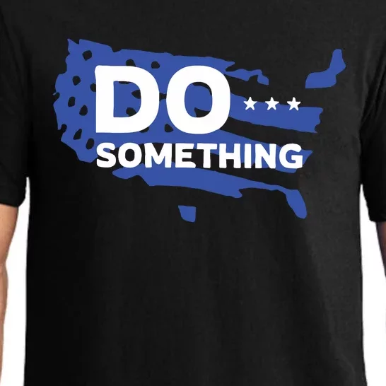 Do Something Obama Michelle Flag Pajama Set