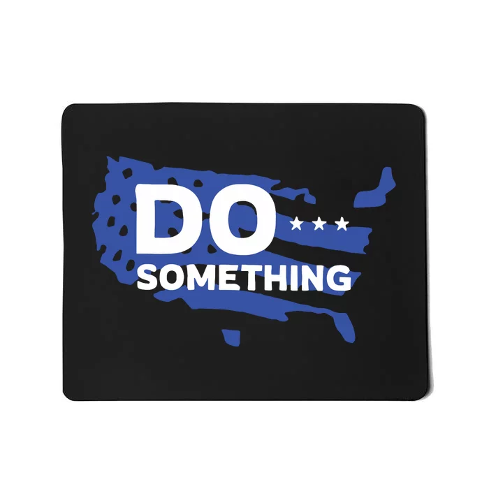 Do Something Obama Michelle Flag Mousepad