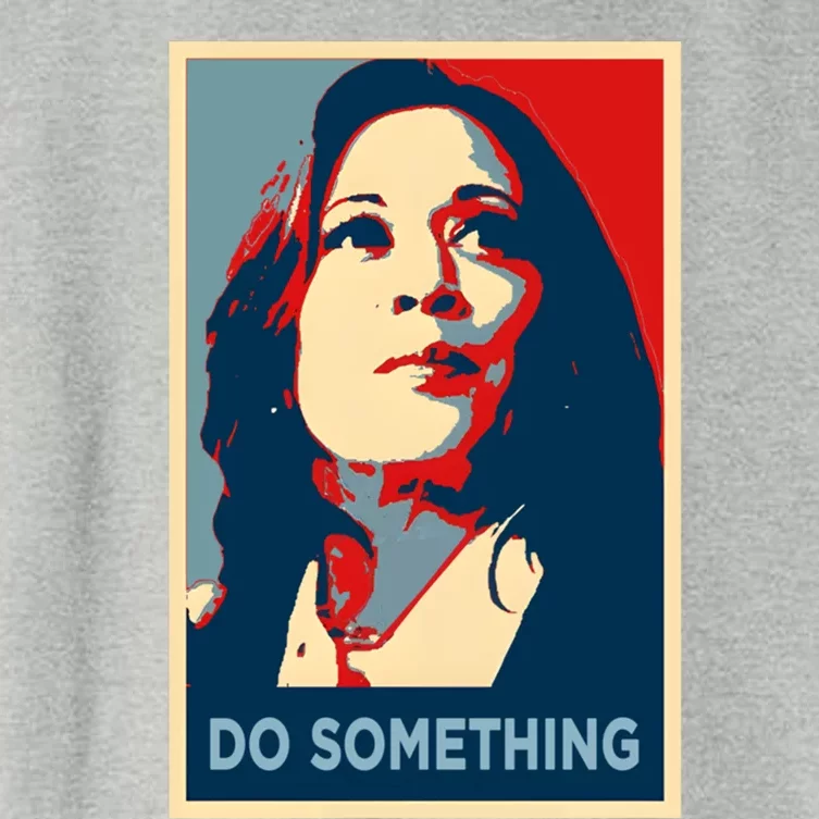 Do Something Obama Kamala Hope Forward Making Comeback Cute Gift Women's Crop Top Tee