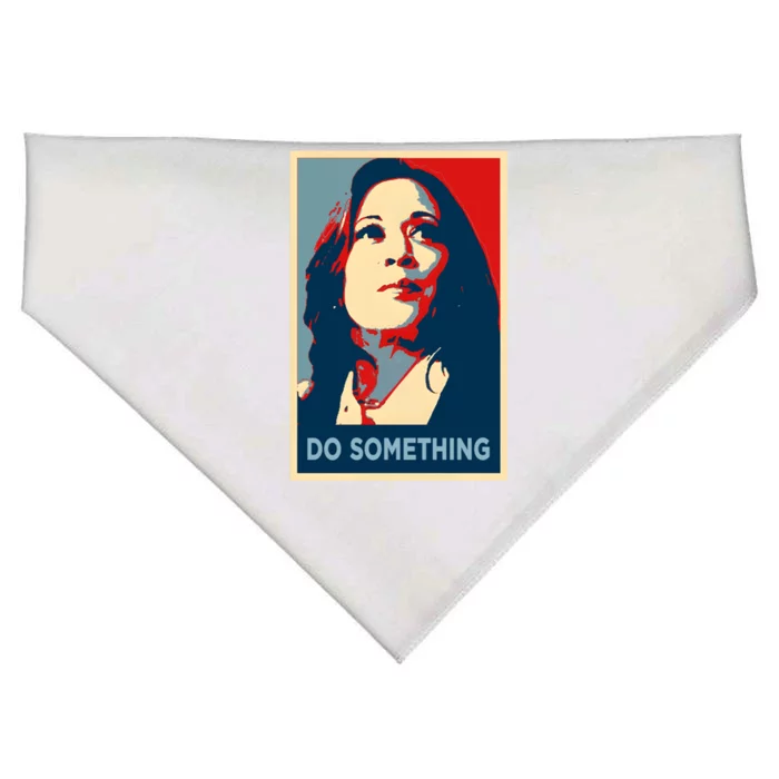 Do Something Obama Kamala Hope Forward Making Comeback Cute Gift USA-Made Doggie Bandana