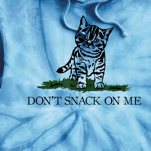 DonT Snack On Me Yellow Cat TheyRe Eating Pets Funny Trump Tie Dye Hoodie