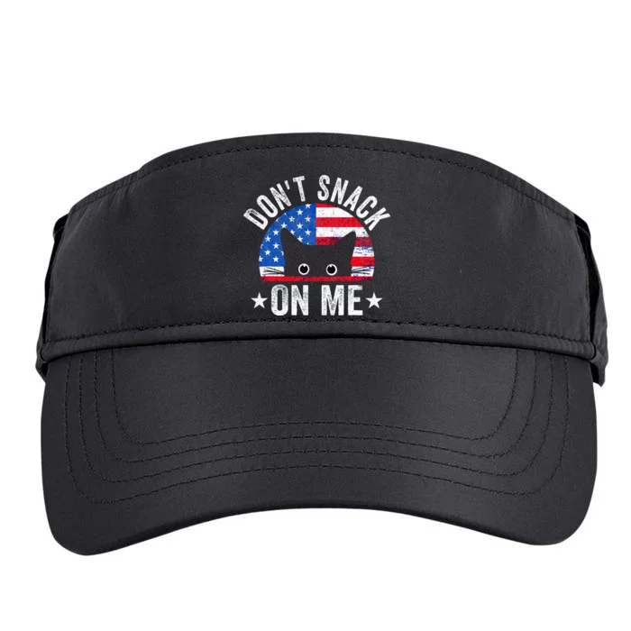 DonT Snack On Me Funny Cat Meme Adult Drive Performance Visor