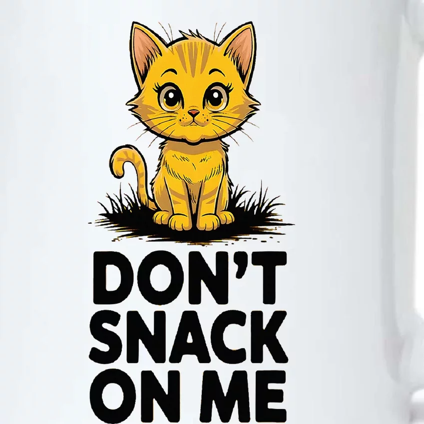 DonT Snack On Me Funny Cat Black Color Changing Mug