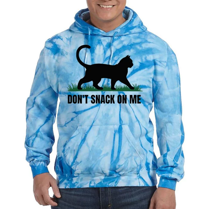 DonT Snack On Me Funny Cat Tie Dye Hoodie