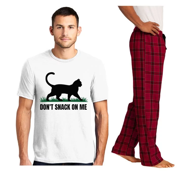 DonT Snack On Me Funny Cat Pajama Set