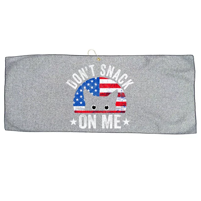 DonT Snack On Me Cat Meme Large Microfiber Waffle Golf Towel