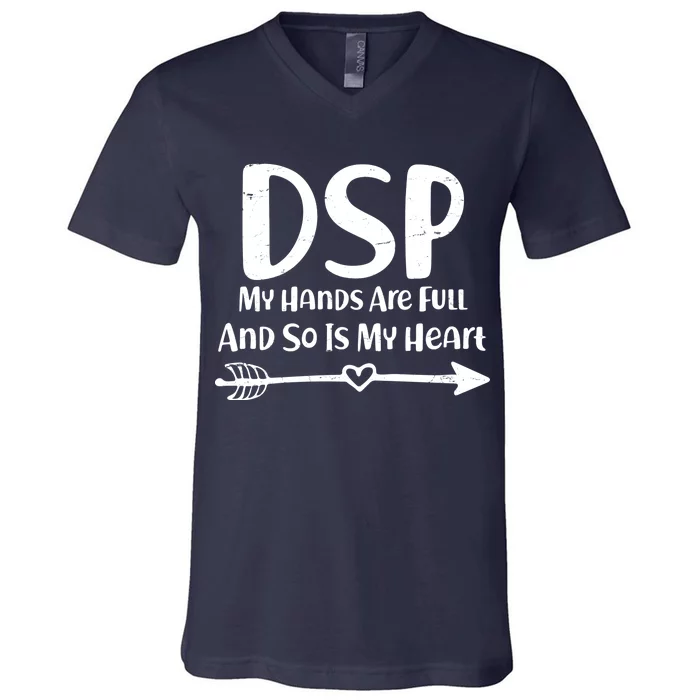 DSP My Hands Are Full V-Neck T-Shirt