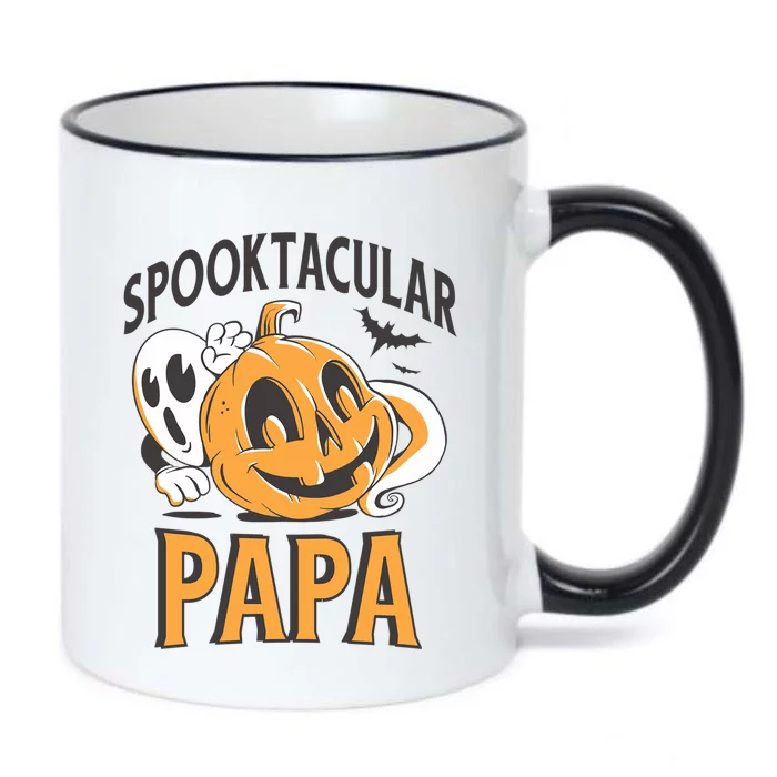 Dad Spooktacular Papa Daddy Retro Halloween Costume Cool Gift Black Color Changing Mug