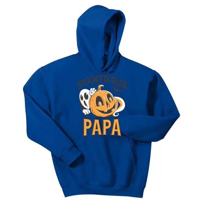 Dad Spooktacular Papa Daddy Retro Halloween Costume Cool Gift Kids Hoodie