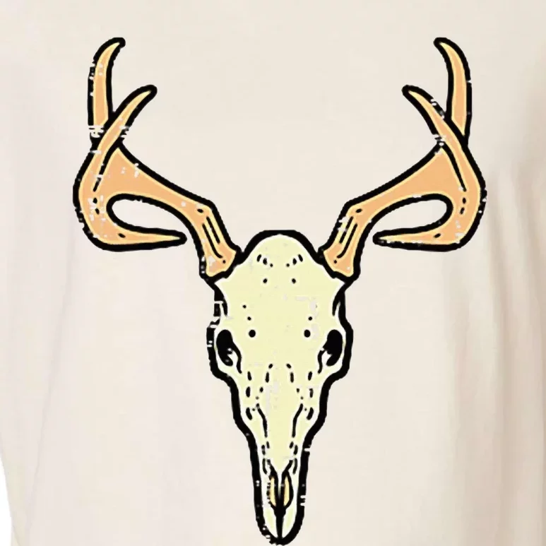 Deer Skull Pocket Buck Elk Hunting Hunter Garment-Dyed Women's Muscle Tee