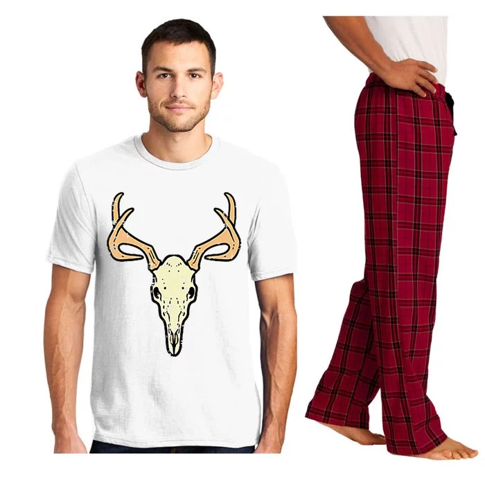 Deer Skull Pocket Buck Elk Hunting Hunter Pajama Set