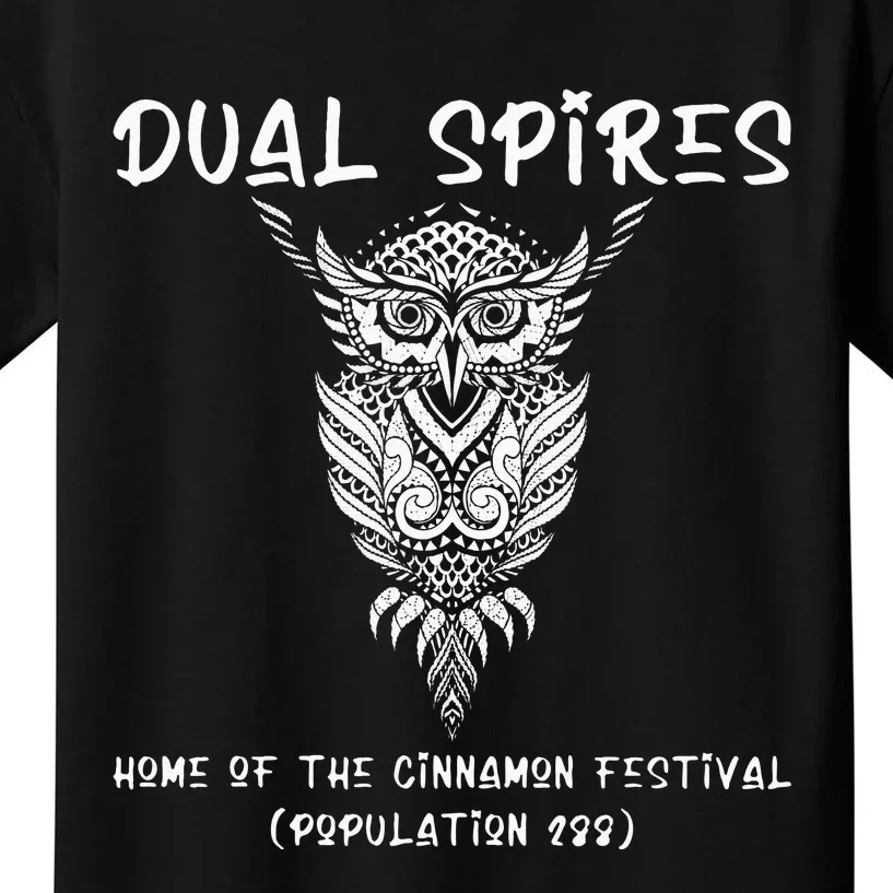 Dual Spires Psych Kids T-Shirt