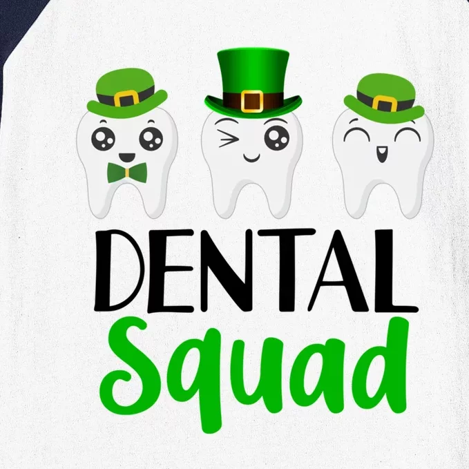 Dental St Patrick's Day Hygienist Dentist Squad Gift Baseball Sleeve Shirt