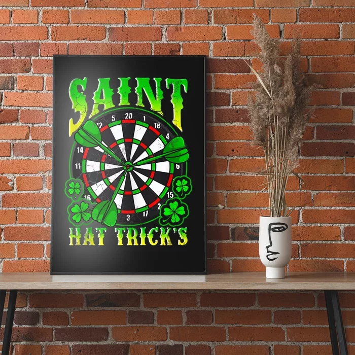 Darts St PatrickS Day St Hat Tricks Dart Board Poster