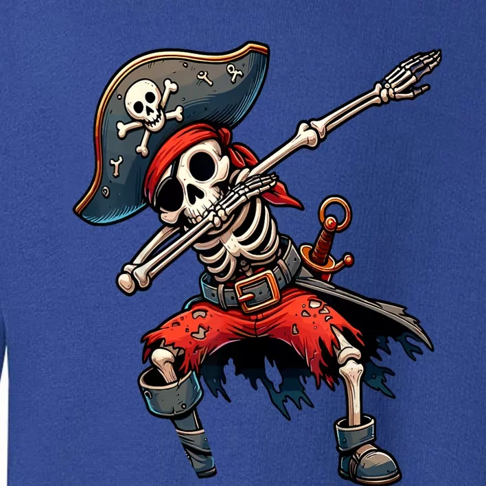 Dabbing Skeleton Pirate Toddler Sweatshirt