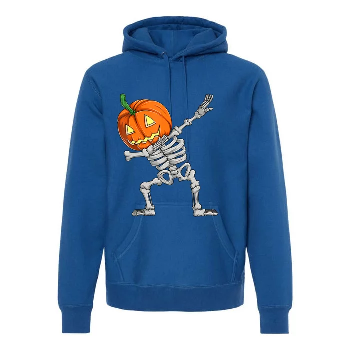 Dabbing Skeleton Pumpkin Boys Halloween Shirts, Dab Dance Premium Hoodie