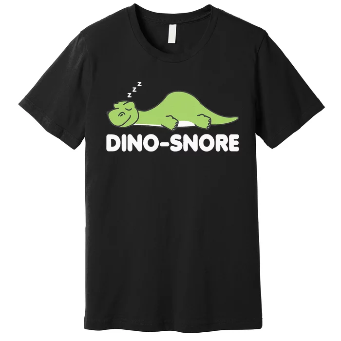 Dino Snore Pajamas Dinosaur Premium T-Shirt