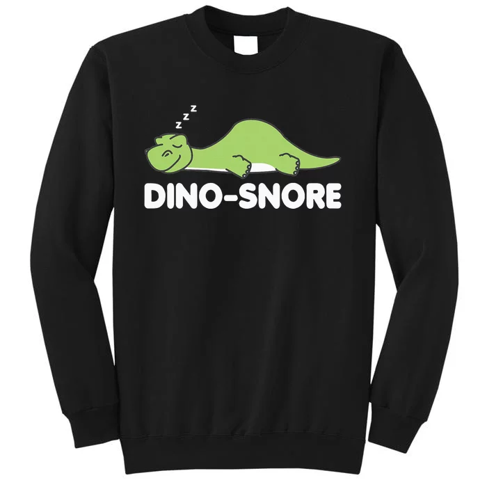 Dino Snore Pajamas Dinosaur Tall Sweatshirt