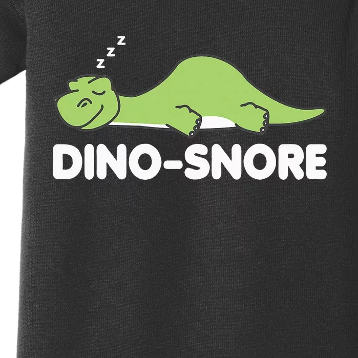 Dino Snore Pajamas Dinosaur Baby Bodysuit