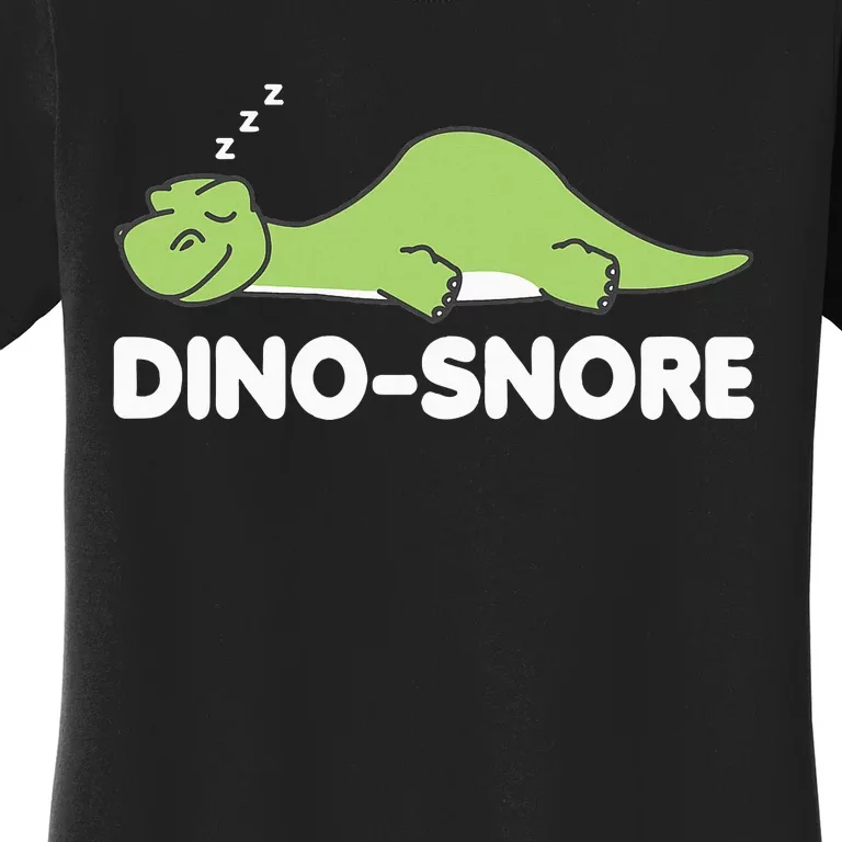 Dino Snore Pajamas Dinosaur Women's T-Shirt