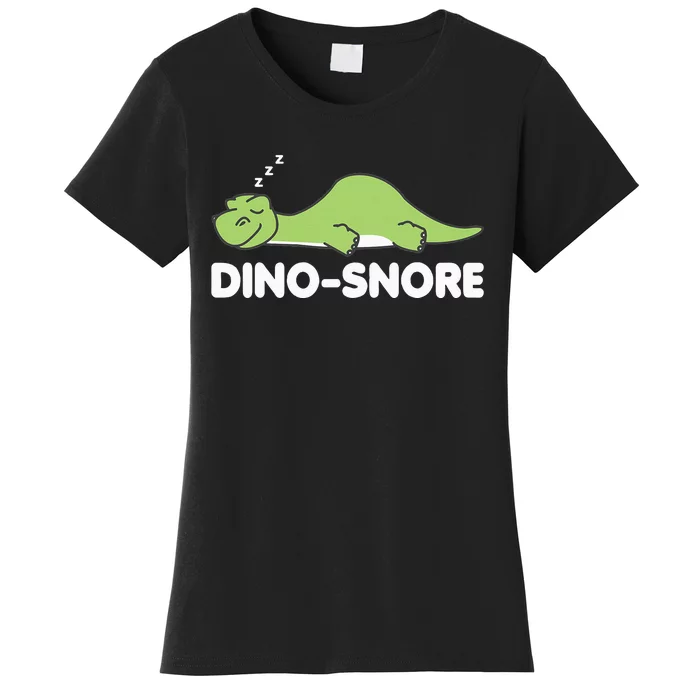 Dino Snore Pajamas Dinosaur Women's T-Shirt