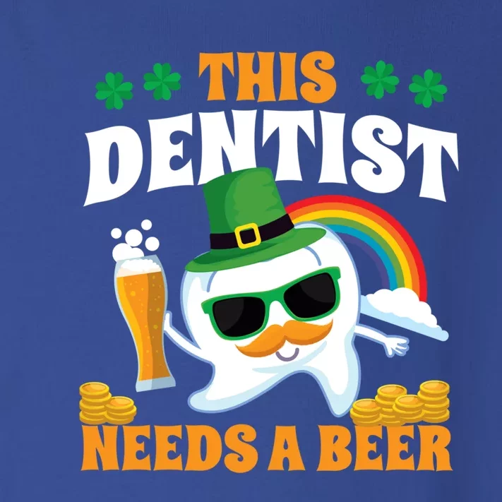 Dentist St Patricks Day Tooth Beer Funny Gift Toddler Long Sleeve Shirt