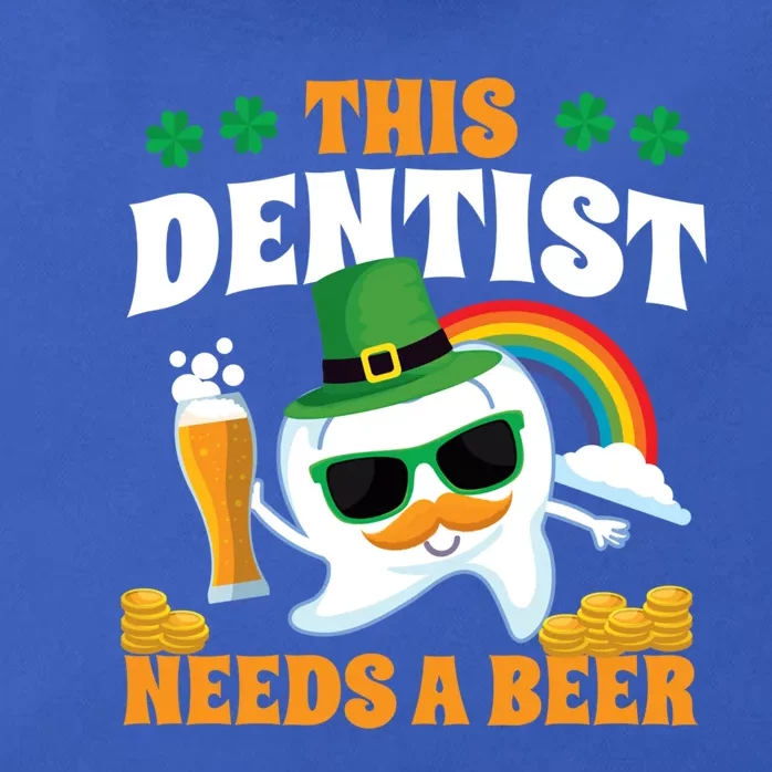 Dentist St Patricks Day Tooth Beer Funny Gift Zip Tote Bag