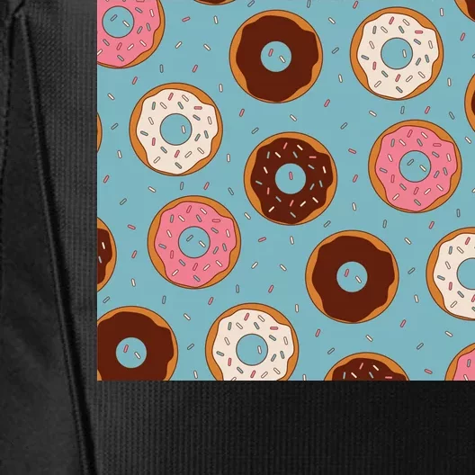 Donut Sweet Pastries Pattern City Backpack