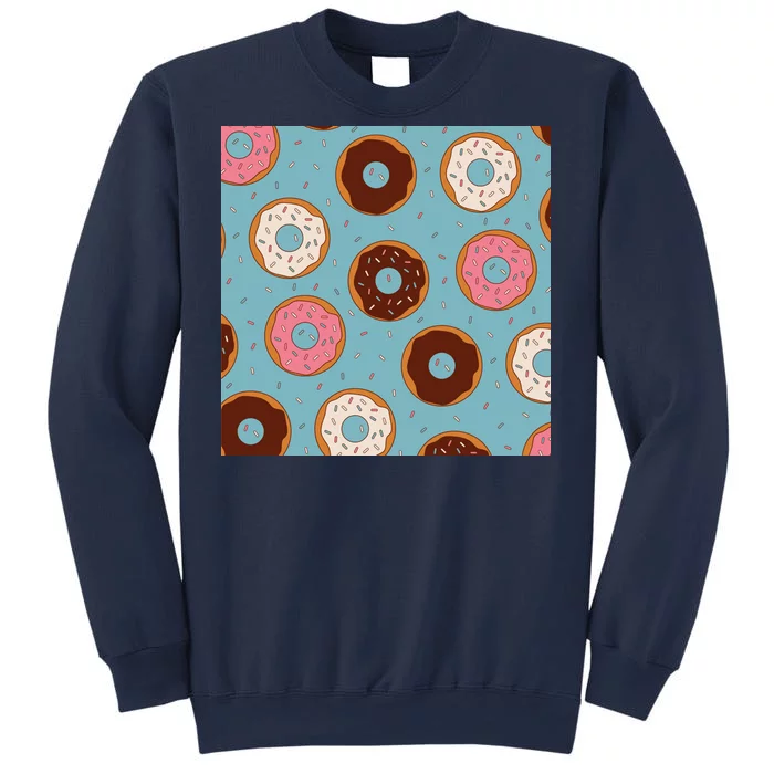 Donut Sweet Pastries Pattern Sweatshirt