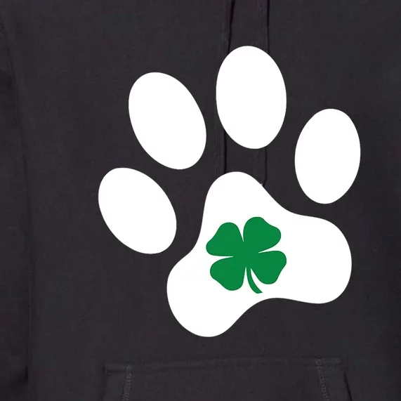 Dog St. Patrick's Day Shamrock Dog Premium Hoodie