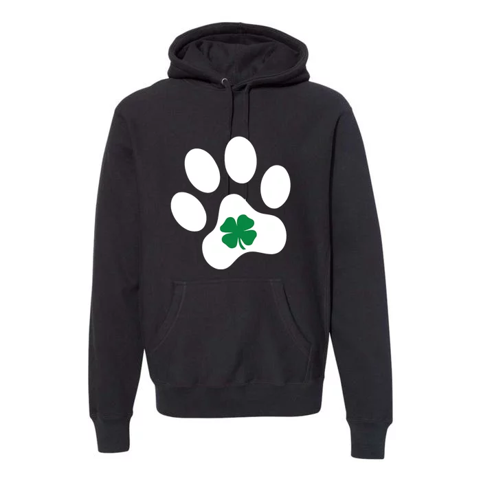 Dog St. Patrick's Day Shamrock Dog Premium Hoodie