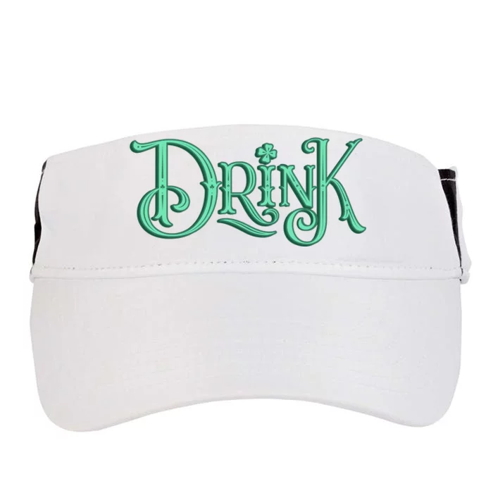 Drink St Patrick's Day Festive Party Adult Drive Performance Visor