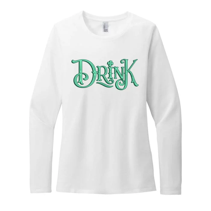 Drink St Patrick's Day Festive Party Womens CVC Long Sleeve Shirt