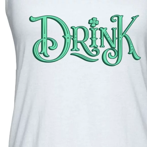 Drink St Patrick's Day Festive Party Ladies Essential Flowy Tank