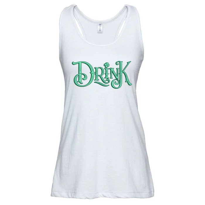 Drink St Patrick's Day Festive Party Ladies Essential Flowy Tank