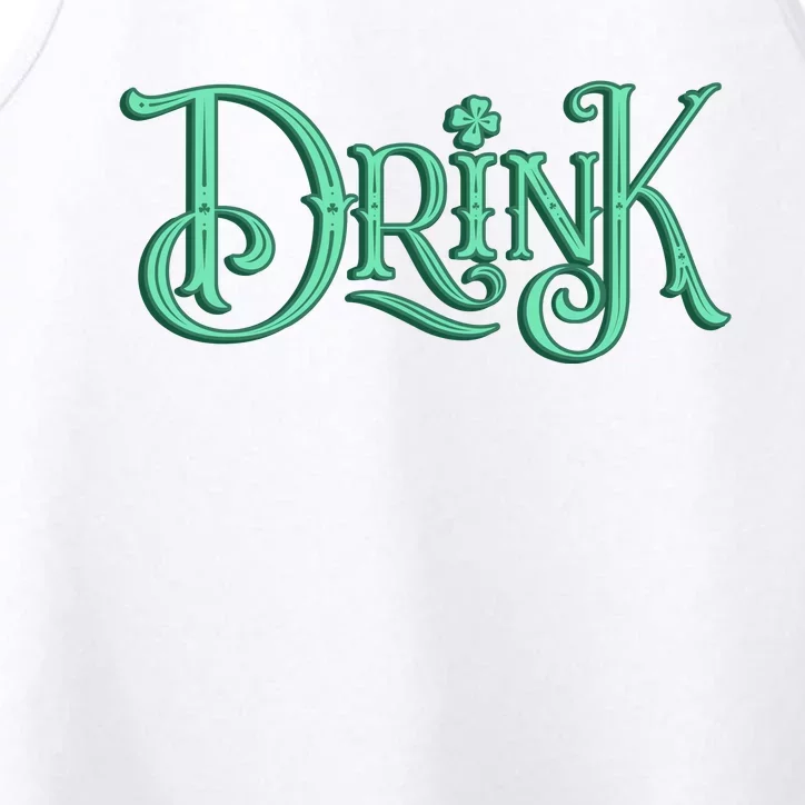 Drink St Patrick's Day Festive Party Performance Tank