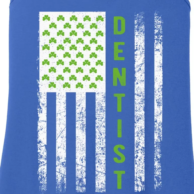 Dentist St Patricks Day Flag Cool Gift Dentist Gift Dentist Outfit Gift Ladies Essential Tank