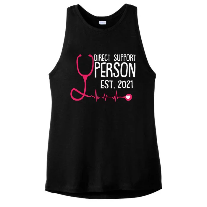 Direct Support Professional Cool Dsp Student Graduation Gift Great Gift Ladies Tri-Blend Wicking Tank