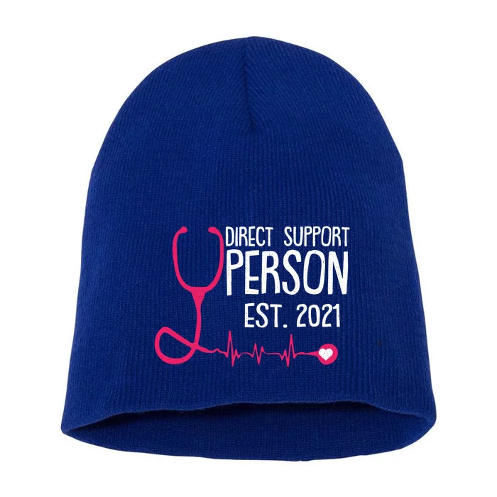 Direct Support Professional Cool Dsp Student Graduation Gift Great Gift Short Acrylic Beanie