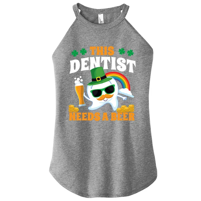 Dentist St Patricks Day Tooth Beer Gift Women’s Perfect Tri Rocker Tank