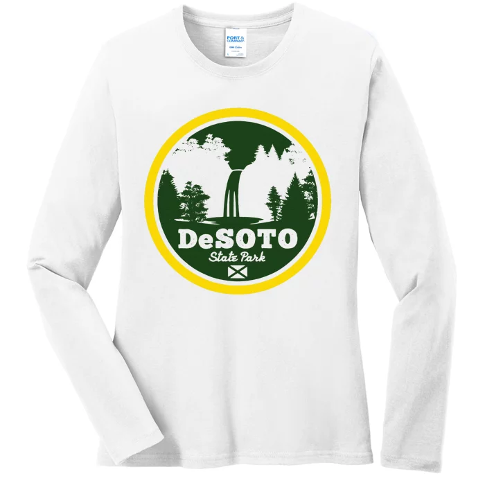 Desoto State Park Fort Payne Alabama Ladies Long Sleeve Shirt