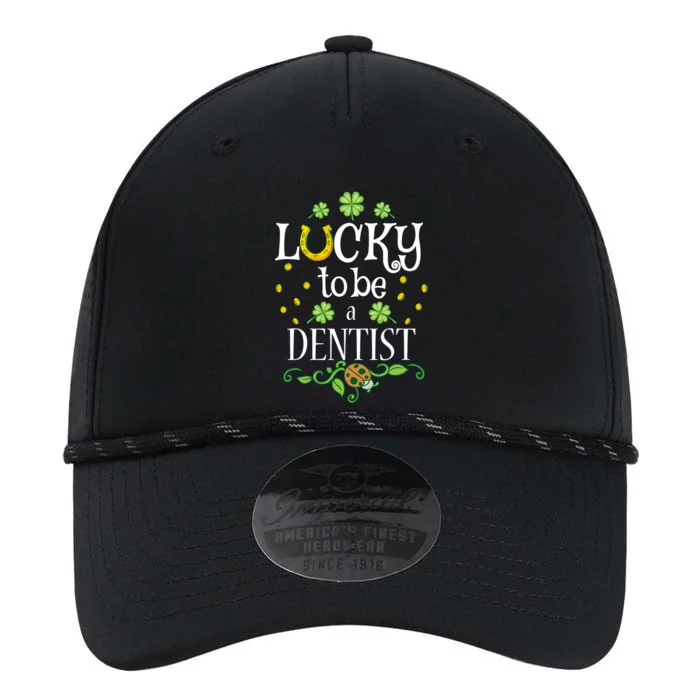 Dentist St Patrick's Day Lucky To Be A Dentist Gift Performance The Dyno Cap