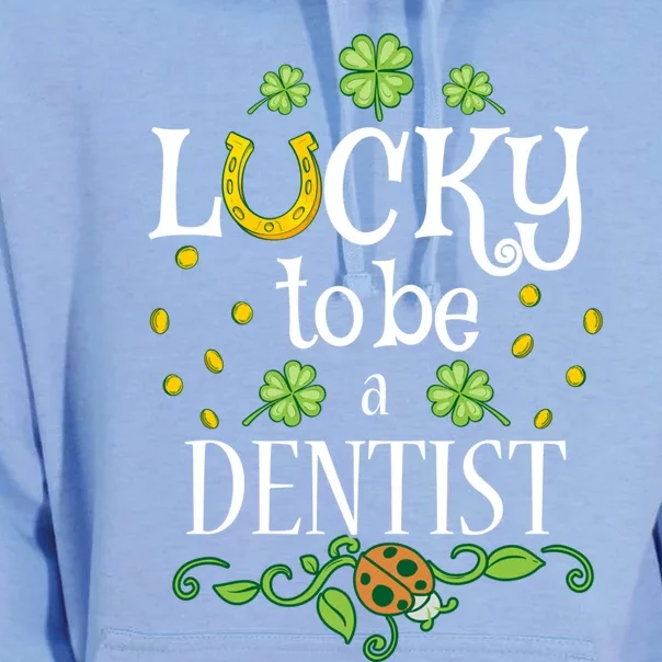 Dentist St Patrick's Day Lucky To Be A Dentist Gift Unisex Surf Hoodie