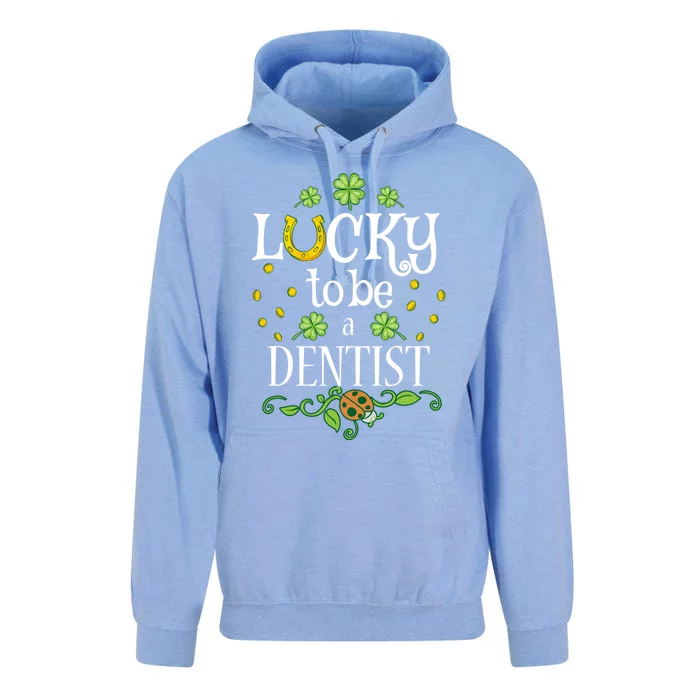 Dentist St Patrick's Day Lucky To Be A Dentist Gift Unisex Surf Hoodie