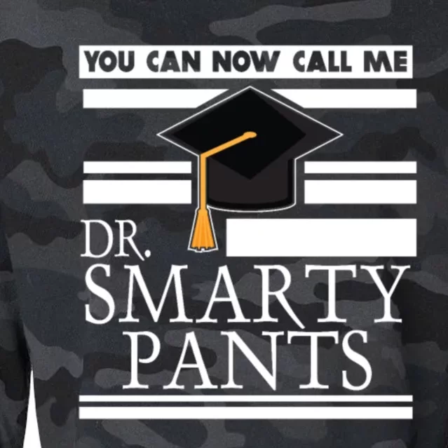 Dr Smarty Pants Phd Doctoral Medical Student Meaningful Gift Cropped Pullover Crew