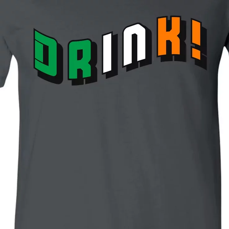 Drink St Patricks' Day V-Neck T-Shirt