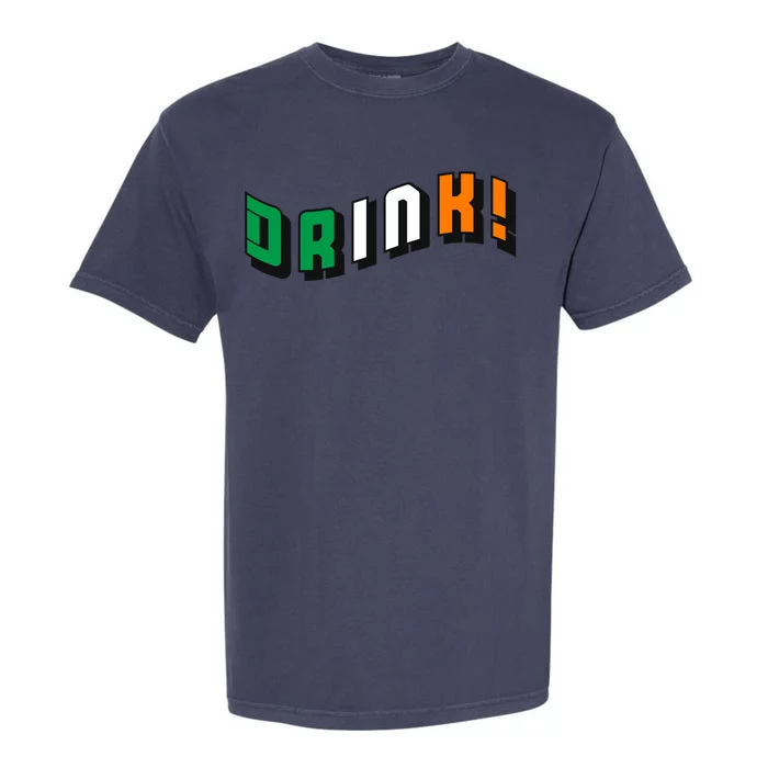 Drink St Patricks' Day Garment-Dyed Heavyweight T-Shirt